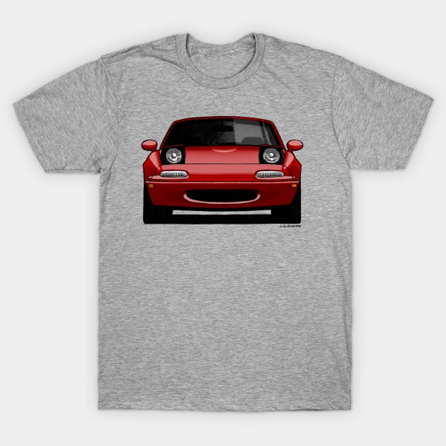 The amazing roadster that answers all the questions! T-Shirt by jaagdesign